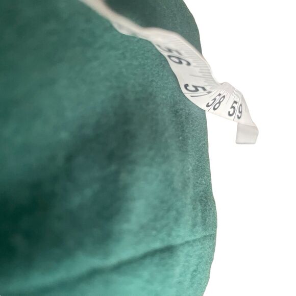 Vintage 1960s-70s Green Women's Size 7 V Neck Babydoll Tie Maxi Dress - Picture 8 of 8